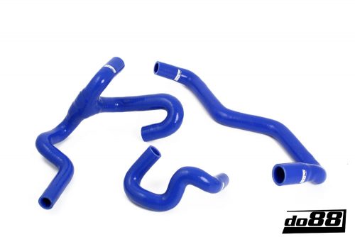 SAAB 9-5 98-10 HEATER HOSES FOR CARS WITH WATER VALVE, Blue Hoses