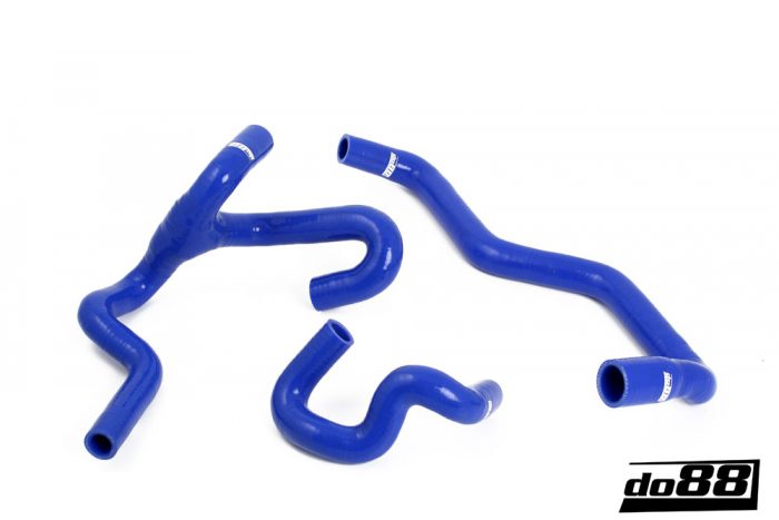 SAAB 9-5 98-10 HEATER HOSES FOR CARS WITH WATER VALVE, Blue Hoses